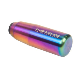 NRG Universal Short Shifter Knob - 3.5in. Length / Heavy Weight .85Lbs. - Multi Color/Neochrome for performance car parts