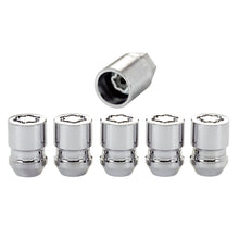 Load image into Gallery viewer, McGard Wheel Lock Nut Set - 5pk. (Cone Seat) M12X1.5 / 13/16 Hex / 1.28in. Length - Chrome, high performance car parts, DTX Performance