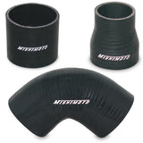 Mishimoto 2.5in Black Silicone Coupler w/ 1/8in NPT Bung