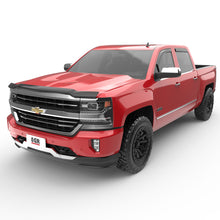 Load image into Gallery viewer, EGR 14+ Chev Silverado LD Superguard Hood Shield (301571) on red Chevy truck for performance upgrades at DTX Performance.