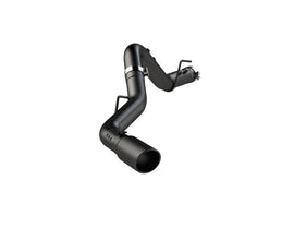 MBRP 2020+ GMC/Chevy 2500/3500 6.6L Duramax 4in Mand Bent Tubing Pro-Ser Cat Back Single Side - Blk exhaust system