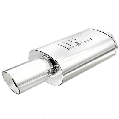 MagnaFlow Muffler W/Tip Mag Rs 14X5X8 2.25/4 for performance car parts at DTX Performance, enhance exhaust systems and engine performance parts.