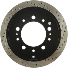 Load image into Gallery viewer, StopTech Slotted &amp; Drilled Sport Brake Rotor for performance upgrades at DTX Performance, a veteran-owned performance shop.
