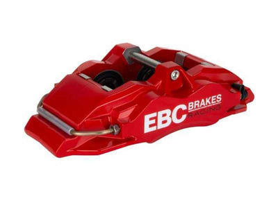 EBC Racing 05-11 Ford Focus ST (Mk2) Front Left Apollo-4 Red Caliper - performance upgrades, high performance brakes