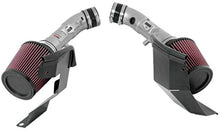 Load image into Gallery viewer, K&amp;N 07-08 G35 Dual Silver Typhoon Short Ram Intakes for performance car parts by DTX Performance