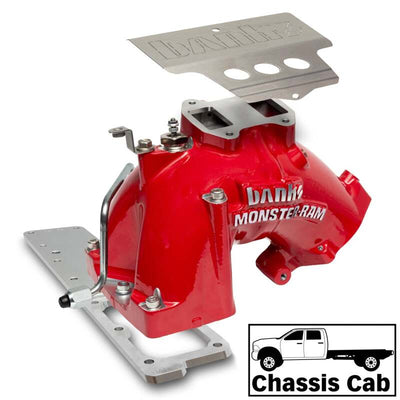 Banks Power 13-18 Dodge RAM 6.7L Monster-Ram Intake System W/Fuel Line-Chassis Cab Red, performance upgrades, high performance auto parts
