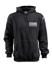 Sparco Sweatshirt Hooded Heritage Blk Me available at DTX Performance, perfect for fans of racing suspension and high performance brakes.