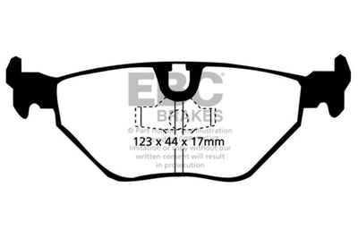 EBC 98-02 BMW Z3 3.2 Greenstuff Pads