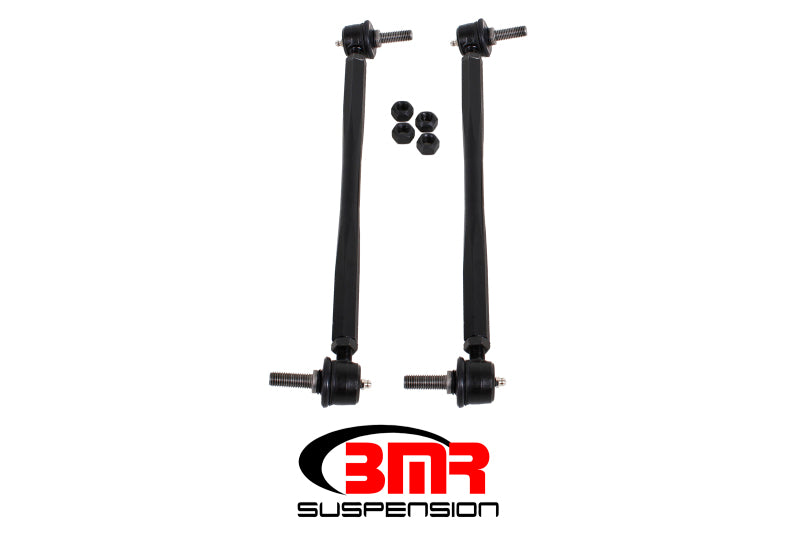 BMR 12-15 5th Gen Camaro Front Sway Bar End Link Kit - Black - DTX Performance