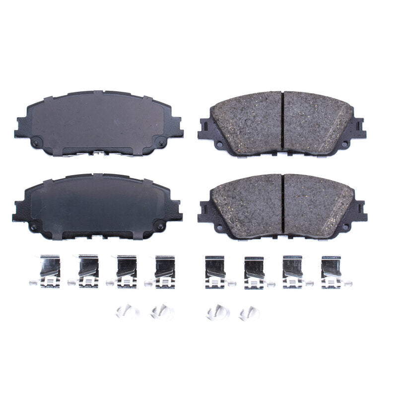 Power Stop 2019 Lexus ES300h Front Z17 Evolution Ceramic Brake Pads w/Hardware - DTX Performance