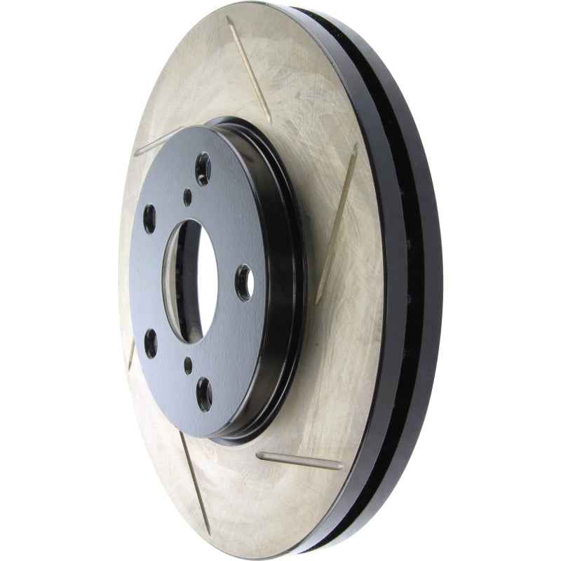 StopTech Slotted Sport Brake Rotor for high performance car parts and brake upgrades - DTX Performance online veteran shop.