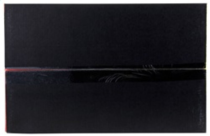 Abstract black art with horizontal line