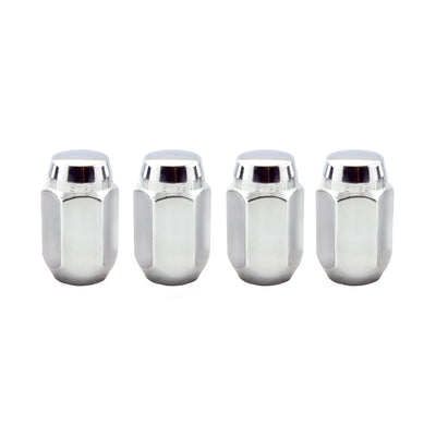 McGard Hex Lug Nut (Cone Seat) 1/2-20 Chrome 4-Pack, high performance car parts by DTX Performance