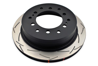 DBA 06+ Lexus GX470 / 06+ Toyota FJ Cruiser Rear Slotted 4000 Series Rotor for performance car parts upgrade.