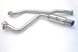 Invidia 08-09 WRX Sedan 76mm RACING Titanium Tip Cat-back Exhaust - performance upgrade by DTX Performance.