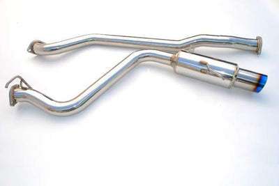 Invidia 08-09 WRX Sedan 76mm (101mm tip) RACING Titanium Tip Cat-back Exhaust, performance car parts, DTX Performance