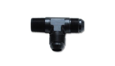 Vibrant -3AN x 1/8in NPT Flare to Pipe On Run Tee Adapter Fitting - Aluminum from DTX Performance, high performance car parts