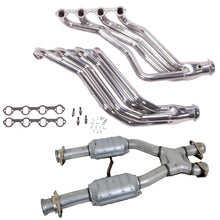 Load image into Gallery viewer, BBK 79-93 Ford Mustang 5.0L 1-3/4 Long Tube Headers w/High Flow Catted X-Pipe (Silver Ceramic) - DTX Performance