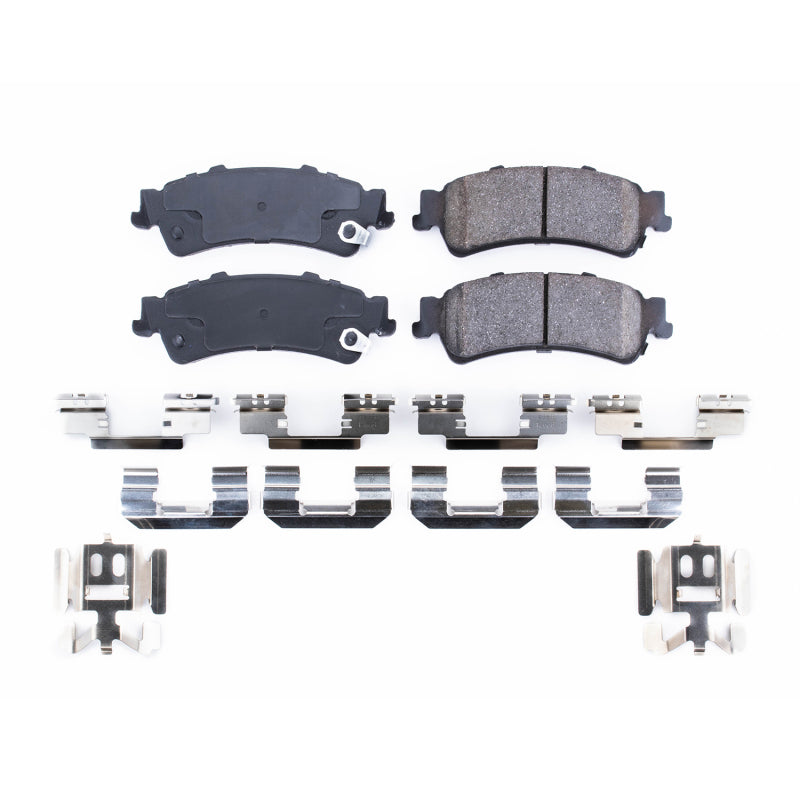 Power Stop 00-05 Cadillac DeVille Rear Z17 Evolution Ceramic Brake Pads w/Hardware - DTX Performance