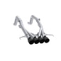 MBRP 14-19 Chevrolet Corvette 6.2L 3in Axle-Back Muffler Bypass Quad Exit Black Tips