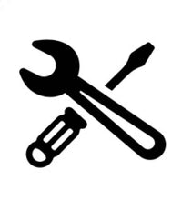 Load image into Gallery viewer, Wrench and screwdriver icon for repair