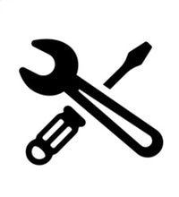Load image into Gallery viewer, Wrench and screwdriver icon for auto repair