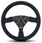 Sparco Steering Wheel 323 Suede Black - High performance car parts from veteran owned shop DTX Performance