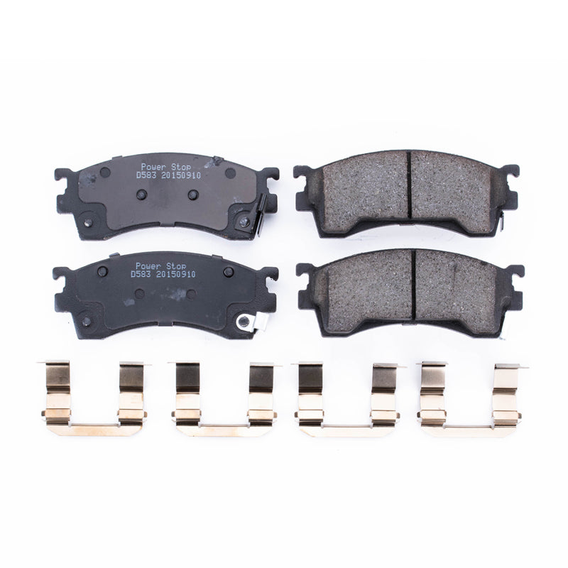 Power Stop 93-97 Ford Probe Front Z17 Evolution Ceramic Brake Pads w/Hardware - DTX Performance