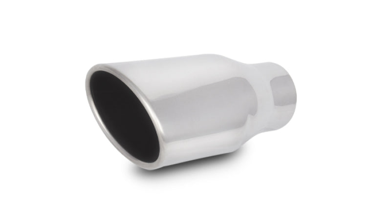 Vibrant 4.5in x 3in Oval SS Exhaust Tip for performance car tuning at DTX Performance. High-quality stainless steel exhaust for upgrades.