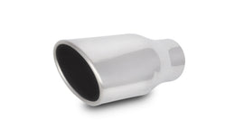 Vibrant 4.5in x 3in Oval SS Exhaust Tip for performance car tuning at DTX Performance. High-quality stainless steel exhaust for upgrades.