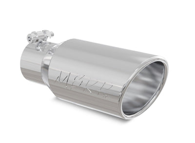 MBRP Universal Tip 4in OD 2.75in Inlet 10in Length Angled Rolled End T304 for performance car parts and tuning