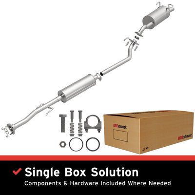 MagnaFlow BRE Exhaust Kit 07-09 Honda CR-V 2.4L - Single Box Solution with components included for easy installation.