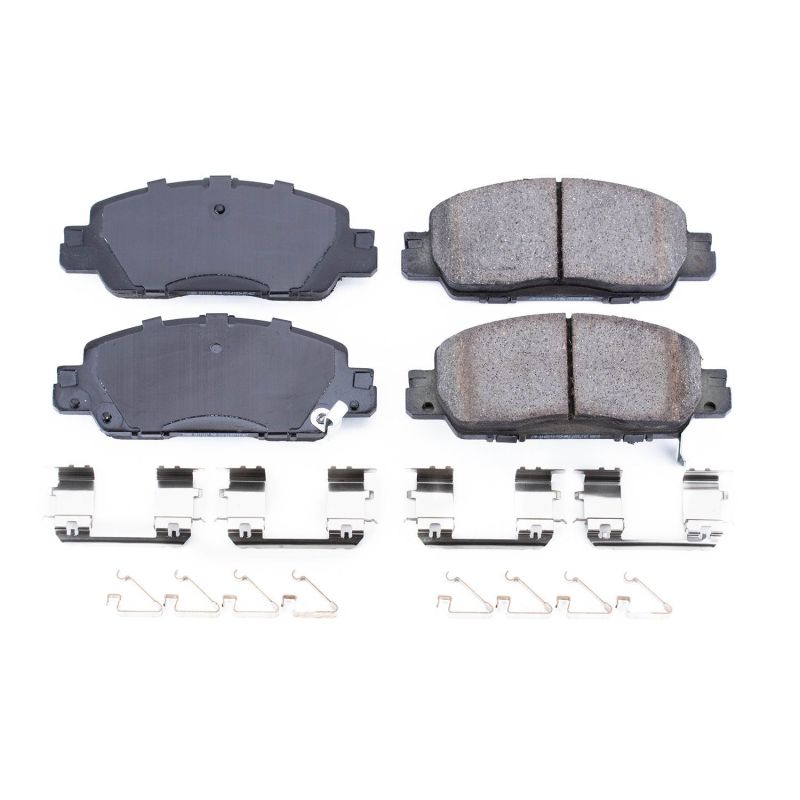 Power Stop 16-17 Honda Accord Front Z17 Evolution Ceramic Brake Pads w/Hardware - DTX Performance