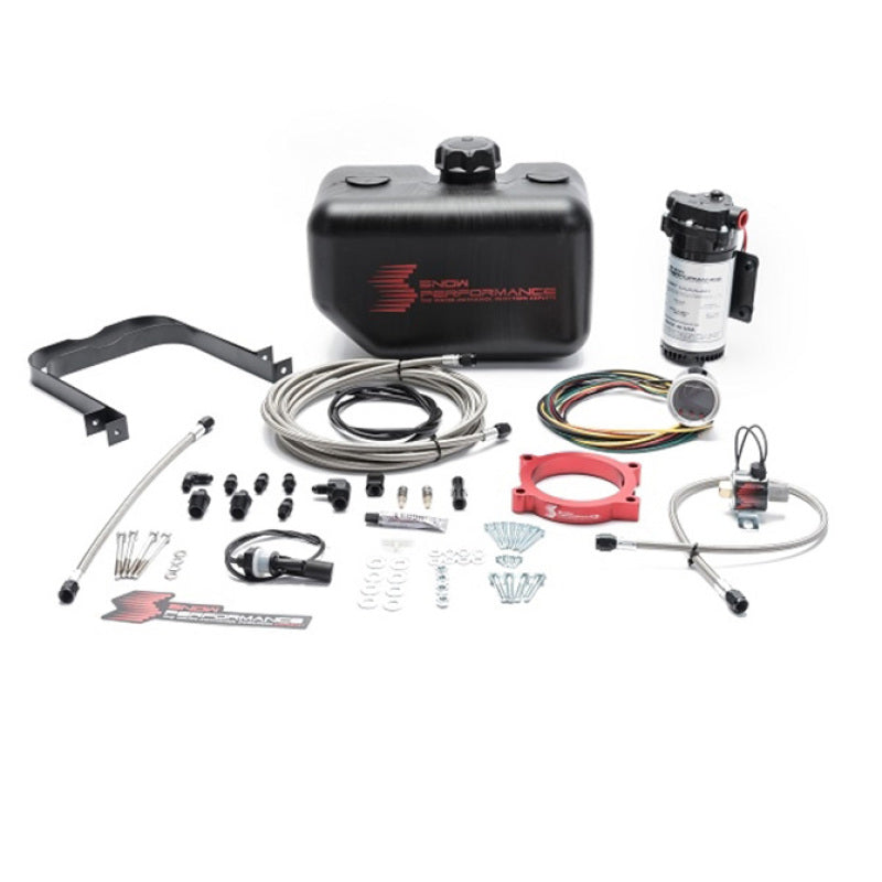 Snow Performance 10-15 Camaro Stg 2 Boost Cooler F/I Water Injection Kit (SS Braided Line & 4AN) - DTX Performance