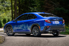Load image into Gallery viewer, MBRP 2022+ Subaru WRX 3in Cat-Back Dual Split Rear Quad Tips Race Profile Exhaust in blue
