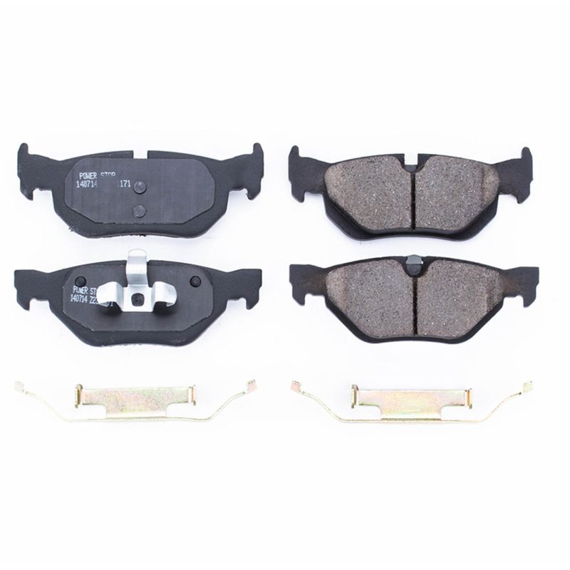 Power Stop 07-09 BMW 323i Rear Z17 Evolution Ceramic Brake Pads w/Hardware - DTX Performance