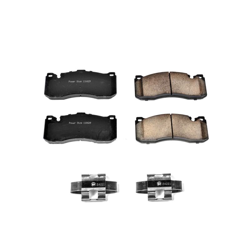 Power Stop 08-13 BMW 135i Front Z17 Evolution Ceramic Brake Pads w/Hardware - DTX Performance