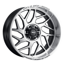 Load image into Gallery viewer, Weld Fulcrum 20x9 / 8x165.1 / 5 BS / 125.1 HB - Gloss Black Machined - Non-BL Wheel