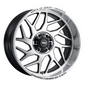 Weld Fulcrum 20x9 / 8x165.1 / 5 BS / 125.1 HB - Gloss Black Machined - Non-BL Wheel
