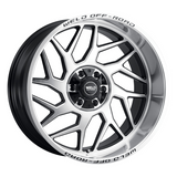 Weld Fulcrum 20x9 / 8x180 / 5 BS / 124.3 HB - Gloss Black Machined - Non-BL Wheel