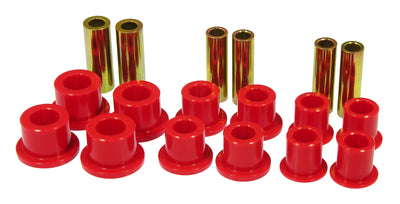 Prothane 99-04 Ford F250/350 SD 2/4wd Front Leaf Spring Bushings - Red for performance upgrades