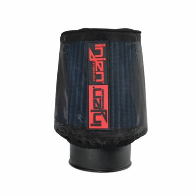 Injen Black Hydroshield 5in B x 7in H x 4in T (fits X-1079), ideal for performance car parts and cold air intake upgrades.