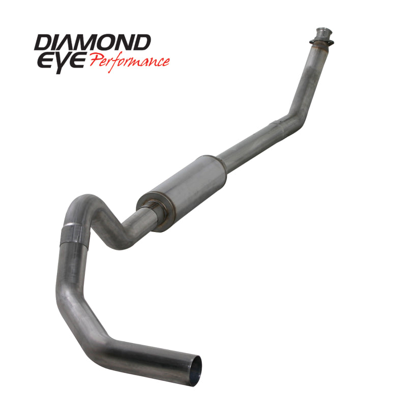 Diamond Eye KIT 4in TB SGL SS: 98.5-02 DODGE CUMMINS 5.9L - DTX Performance