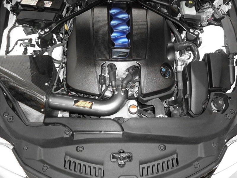 AEM 15-18 Lexus RC F V8 5.0L F/I Cold Air Intake for performance upgrades.