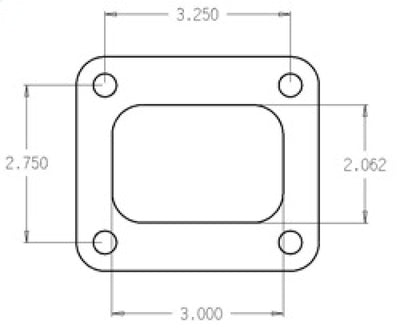Cometic Turbo FLG T4 Garrett Exh Inlet .010in Exhaust Gasket for performance car parts at veteran owned DTX Performance