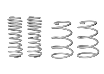 Whiteline 05-14 Ford Mustang GT S197 Performance Lowering Springs for tuning upgrades.