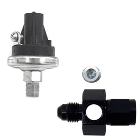 Nitrous Express EFI Fuel Pressure Safety Switch w/4AN Manifold for performance car parts and tuning upgrades.