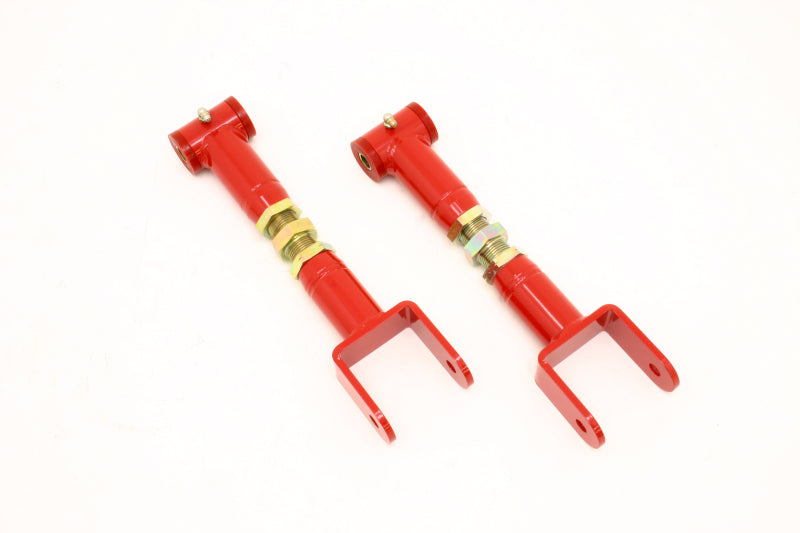 BMR 91-96 B-Body Upper Control Arms On-Car Adj. Extended Length (Polyurethane) - Red - DTX Performance