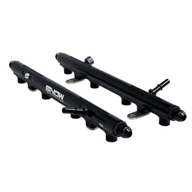 Snow Performance 2021+ Ford F150 Coyote Return Style Fuel Rail Kit (Pair) - High performance auto parts for engine upgrades.