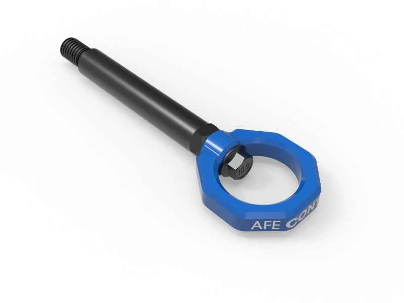 aFe 23-25 BMW M2 (G87) CONTROL Front / Rear Tow Hook - Blue